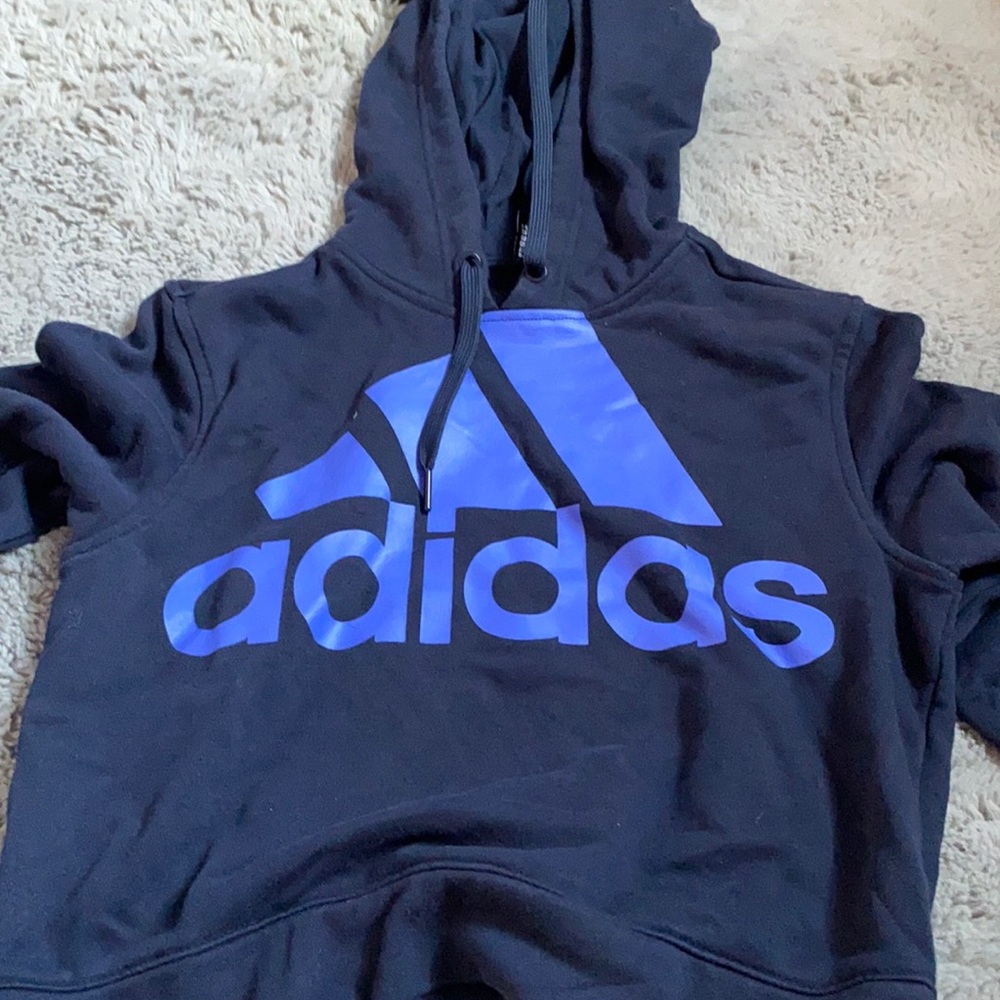 Adidas black and royal blue women’s small